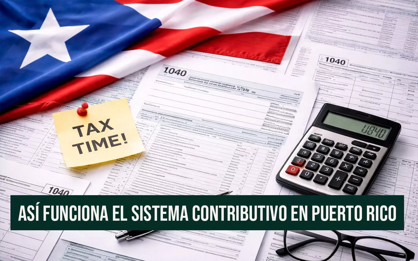 Guía visual sobre cómo funcionan los impuestos en Puerto Rico, planillas de Hacienda y el sistema contributivo.